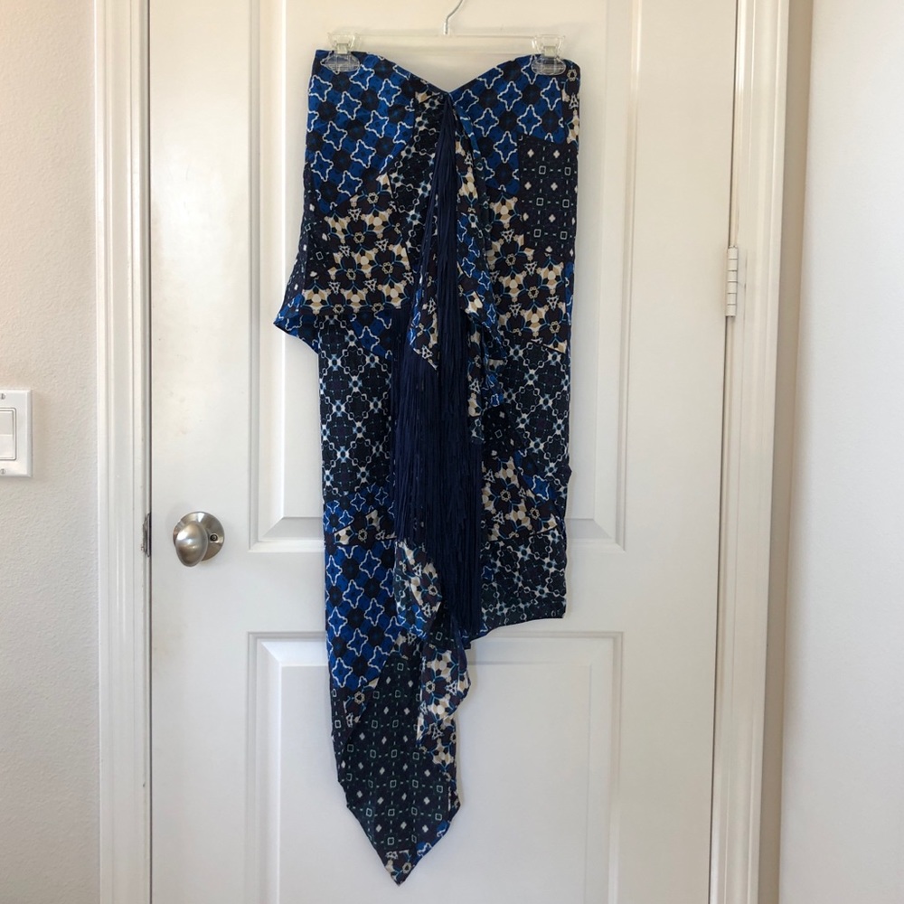 BCBG Maxazria Silk Printed Dress